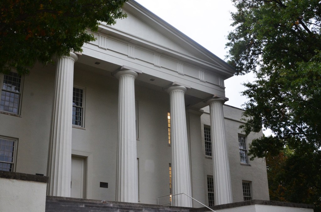 Old Morrison today, view of the columned portico