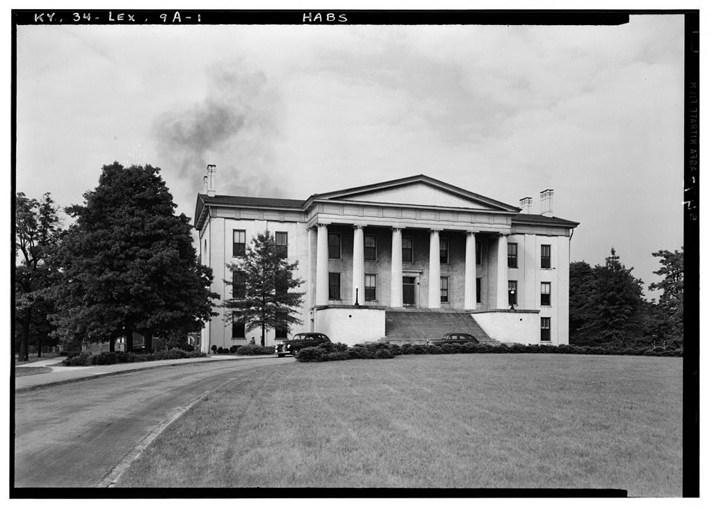 Historic American Buildings Survey photo of Old Morrison, 1933, before the 1969 fire