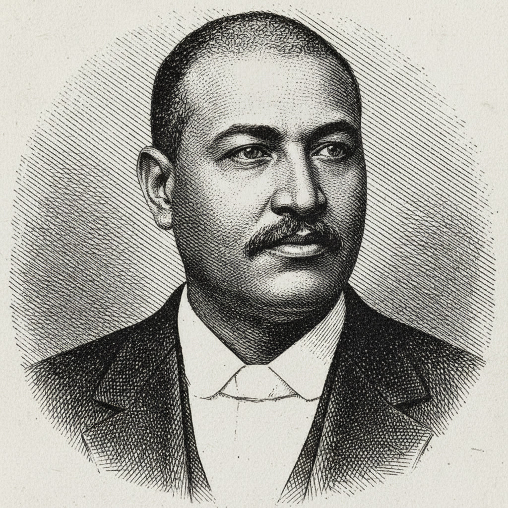 Engraved portrait of Henry A. Tandy, Lexington contractor and Vertner Tandy's father